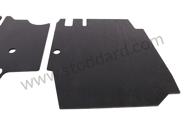 64455106306 - Pedal Floor Board Set, 356B T6 And 356C for Porsche 356C &bull; 1963 &bull; 1600 C (616/15) &bull; Cabrio C &bull; Manual Gearbox, 4 Speed