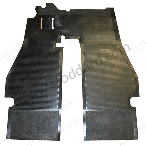 NLA55110106 - Rubber Front Floor Mat For 356B T6 And 356C for Porsche 356C &bull; 1963 &bull; 2000 Carrera Gs (587/1) &bull; Coupe C &bull; Manual Gearbox, 4 Speed