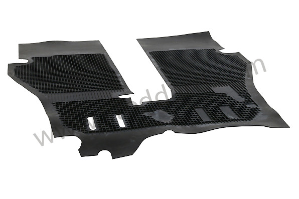 NLA55110106 - Rubber Front Floor Mat For 356B T6 And 356C for Porsche 356B T6 &bull; 1961 &bull; 1600 (616/1 T6) &bull; Cabrio B T6 &bull; Manual Gearbox, 4 Speed
