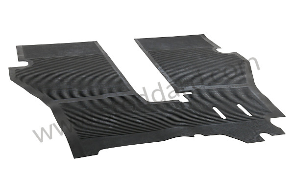 NLA55110106 - Rubber Front Floor Mat For 356B T6 And 356C for Porsche 356B T6 &bull; 1961 &bull; 1600 (616/1 T6) &bull; Cabrio B T6 &bull; Manual Gearbox, 4 Speed