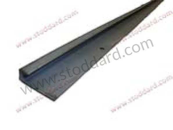 64455191700 - U-Shaped Threshold Seal Metal Mounting Strip for Porsche 356A &bull; 1955 &bull; 1300 (506/2) &bull; Cabrio A T1 &bull; Manual Gearbox, 4 Speed