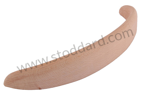 64455231140 - Wooden Dash Eyebrow Instrument Gauge Cluster Shade For 1955 Speedster for Porsche 