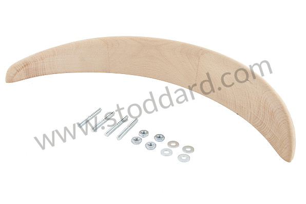 64455231145 - Wooden Dash Eyebrow Instrument Gauge Cluster Shade For Convertible D And Roadster for Porsche 