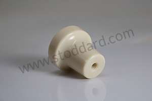 IVory Knob For Light And Wiper Switches For 356A IVORY / IVORY