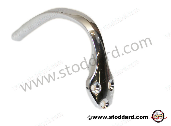 NLA55286500 - Dash Handle, Chrome For 356A 356B for Porsche 356C &bull; 1963 &bull; 1600 C (616/15) &bull; Cabrio C &bull; Manual Gearbox, 4 Speed