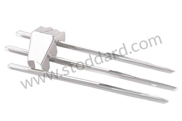 64455904705 - Horn Grille Below The Bumper, Left, For 356B And 356C for Porsche 356C &bull; 1963 &bull; 1600 C (616/15) &bull; Cabrio C &bull; Manual Gearbox, 4 Speed