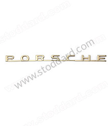 Porsche Emblem, Gold, 5 Studs, 215mm, For Speedster And 356A - Kit Bundle  (64455930100GW)