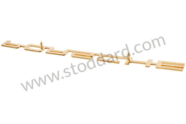 64455930106 - Porsche Emblem, Gold, 2 Studs, 200mm, For 356B T6 And 356C for Porsche 