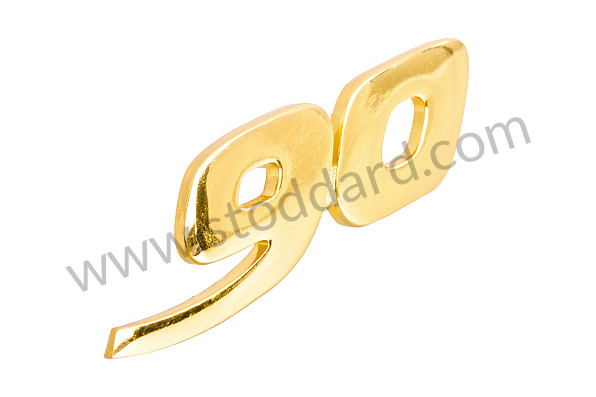 64455930306GW - 90 Emblem, Gold, For 356B T6 Super 90 - Kit Bundle for Porsche 