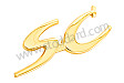 SC Emblem, Gold, For 356sc