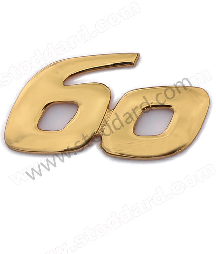 64455930406GW - 60 Emblem, Gold, For 356B T6 - Kit Bundle for Porsche 
