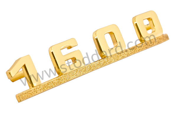 NLA55931100 - 1600 Emblem, Gold, 356A And 356B T5. for Porsche 