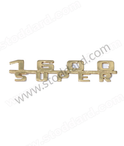 64455931101 - 1600 Super Emblem, Gold, For 356A, 356B T5 for Porsche 