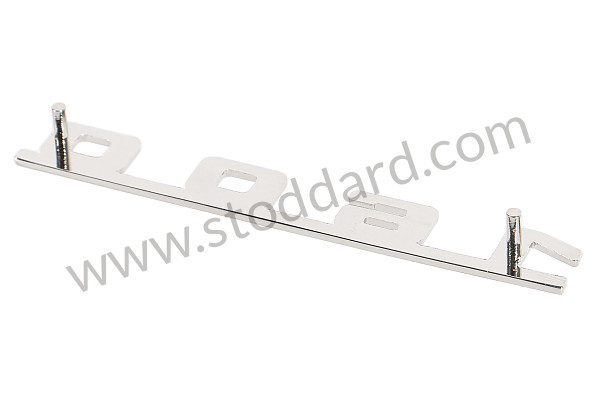 64455931200 - Badge 1600 Silver Plated for Porsche 