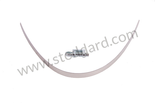 64456492550 - Drain Hose Clamp And Strap. 356B And 356C. for Porsche 356B T5 &bull; 1959 &bull; 1600 (616/1 T5) &bull; Cabrio B T5 &bull; Manual Gearbox, 4 Speed