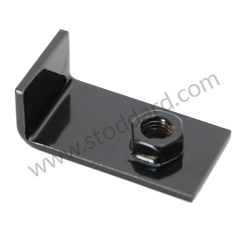 64457101906 - Fresh Air Intake Box (Under Scuttle) Supporting Bracket with Captive Nut (2 required per car) - 356B, 356C for Porsche 356B T6 &bull; 1961 &bull; 1600 (616/1 T6) &bull; Cabrio B T6 &bull; Manual Gearbox, 4 Speed