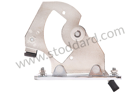 64457108106 - Heating And Ventilation Control Switch Plate, For 356B T-6 for Porsche 356B T5 &bull; 1959 &bull; 1600 (616/1 T5) &bull; Cabrio B T5 &bull; Manual Gearbox, 4 Speed