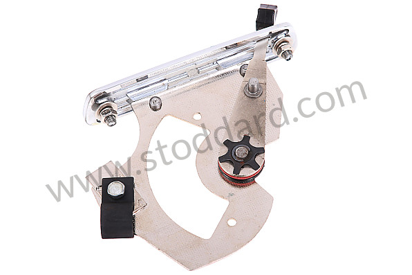 64457108106 - Heating And Ventilation Control Switch Plate, For 356B T-6 for Porsche 356B T5 &bull; 1959 &bull; 1600 (616/1 T5) &bull; Cabrio B T5 &bull; Manual Gearbox, 4 Speed