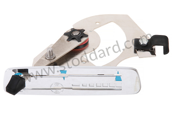 64457108106 - Heating And Ventilation Control Switch Plate, For 356B T-6 for Porsche 356B T5 &bull; 1959 &bull; 1600 (616/1 T5) &bull; Cabrio B T5 &bull; Manual Gearbox, 4 Speed