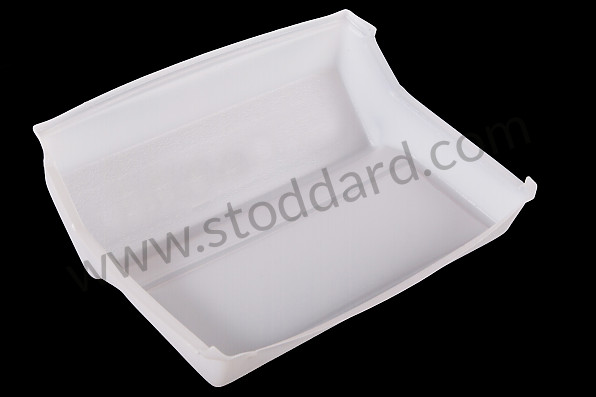 64461208306 - Fuse Box Cover - White Plastic, 356C for Porsche 356B T6 &bull; 1961 &bull; 1600 (616/1 T6) &bull; Cabrio B T6 &bull; Manual Gearbox, 4 Speed