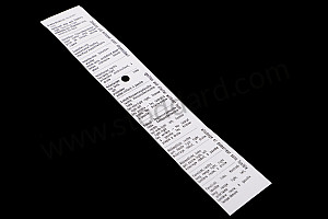 Fuse Box Cover Label, 356B T5 