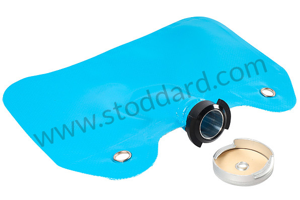 64462872000 - Windshield Washer Fluid Bag, Blue For 356A, And 356B T5 1955-1961 for Porsche 356B T5 &bull; 1959 &bull; 1600 (616/1 T5) &bull; Cabrio B T5 &bull; Manual Gearbox, 4 Speed