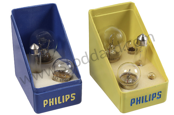 64463109020 - Philips Spare 6-Volt Bulb Kit For 356 for Porsche 356B T6 &bull; 1961 &bull; 1600 (616/1 T6) &bull; Cabrio B T6 &bull; Manual Gearbox, 4 Speed