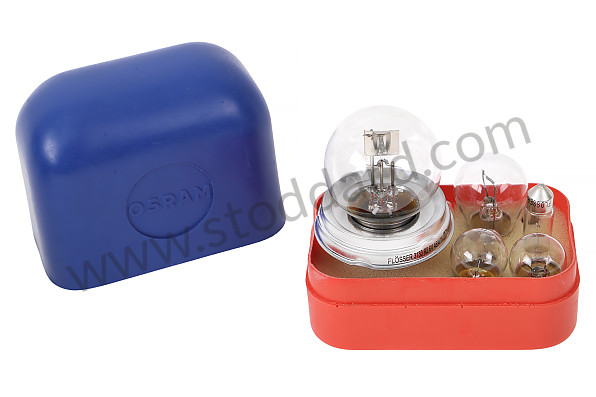 64463109030 - Osram 6 Volt Spare Bulb Kit, Concours Correct In Original Style Blue Plastic Box for Porsche 356A &bull; 1955 &bull; 1300 (506/2) &bull; Cabrio A T1 &bull; Manual Gearbox, 4 Speed