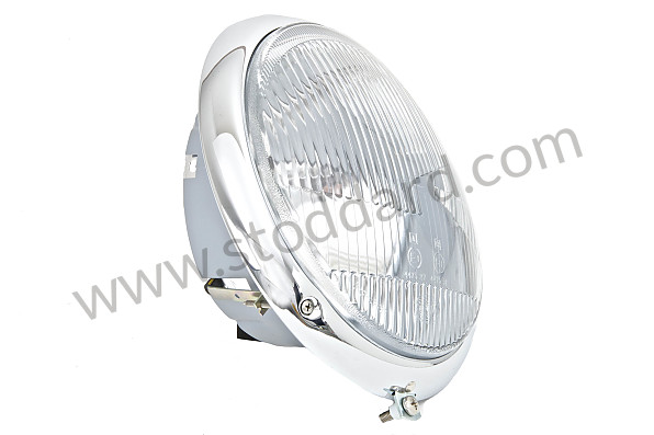 NLA63110101 - Headlight Assembly, European Spec for 356.  Requires P45T bulb (round base) for Porsche 356B T5 &bull; 1959 &bull; 1600 (616/1 T5) &bull; Cabrio B T5 &bull; Manual Gearbox, 4 Speed