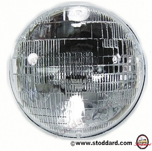 64463110631 - Headlight Bulb, 7-Inch 6 Volt Bulb For USA Sealed Beam Headlight for Porsche 
