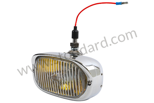 SIC63120103 - Hella 128 Fog Light, Yellow Lens for Porsche 