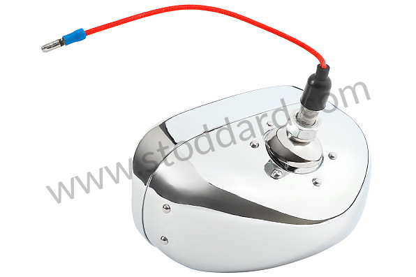 SIC63120104 - Hella 128 Fog Light, Clear Lens. for Porsche 