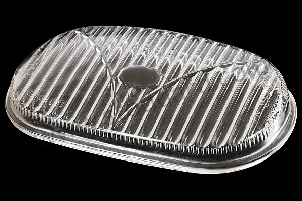 A64463121103 - WHITE RECTANGULAR FOG LAMP GLASS for Porsche 356B T6 &bull; 1961 &bull; 1600 (616/1 T6) &bull; Cabrio B T6 &bull; Manual Gearbox, 4 Speed