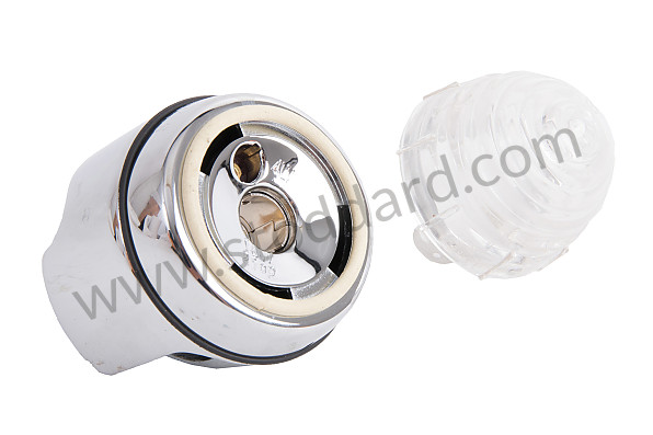 NLA63140105 - Front Turn Signal Assembly, Left, With Clear Lens For 356B And 356C for Porsche 356A &bull; 1958 &bull; 1600 (616/1 T2) &bull; Coupe A T2 &bull; Manual Gearbox, 4 Speed