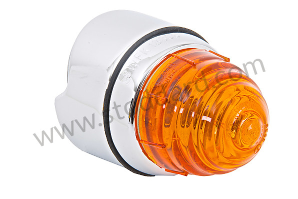 64463140106 - Blinker Assembly Left 356, Amber Lens. 356B And 356C. Original Porsche Part for Porsche 
