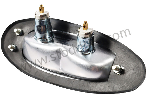 64463140300 - Teardrop Taillight Assembly, Red, Left 356A, 356B, 356C. for Porsche 356B T5 &bull; 1959 &bull; 1600 (616/1 T5) &bull; Cabrio B T5 &bull; Manual Gearbox, 4 Speed
