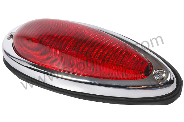 64463140400 - Teardrop Taillight Assembly, Red, Right,  With Oe Markings. 356A, 356B, 356C. for Porsche 356C &bull; 1963 &bull; 1600 C (616/15) &bull; Cabrio C &bull; Manual Gearbox, 4 Speed