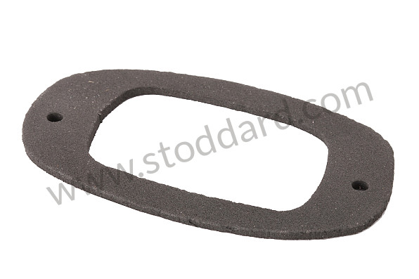 64463161405 - License Plate Light Lens Gasket. 356B, 356C. for Porsche 356C &bull; 1963 &bull; 1600 C (616/15) &bull; Cabrio C &bull; Manual Gearbox, 4 Speed