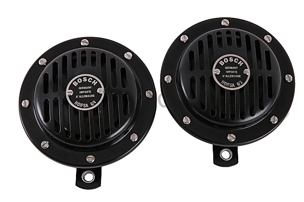 64463510100 - Horn Set, 6-Volt High And Low For 356 1957.5 - 1965 for Porsche 911 65-69 &bull; 1969 &bull; 2.0T &bull; Coupe &bull; Manual Gearbox, 5 Speed