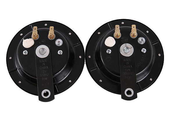 64463510100 - Horn Set, 6-Volt High And Low For 356 1957.5 - 1965 for Porsche 911 65-69 &bull; 1969 &bull; 2.0T &bull; Coupe &bull; Manual Gearbox, 5 Speed