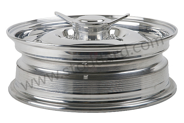 A64468010SET - LOOK 15 X 5 WHEEL KIT WITH RUDGE TYPE CENTRAL HUB (4 COMPLETE WHEELS) for Porsche 