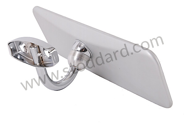 64473110101 - Interior Mirror, Satin Finish With Chrome 2-Hole Mount Early 356 Pre-A 1950-1955 for Porsche 356A &bull; 1955 &bull; 1300 (506/2) &bull; Coupe A T1 &bull; Manual Gearbox, 4 Speed