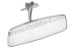 Interior Mirror, Day/Night With Break-Away Mount, 356B T6 Coupe  (64473110106)