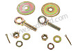 SCREWS FOR FITTING A SEAT BELT WITH RING FASTENING, FOR ONE SEAT