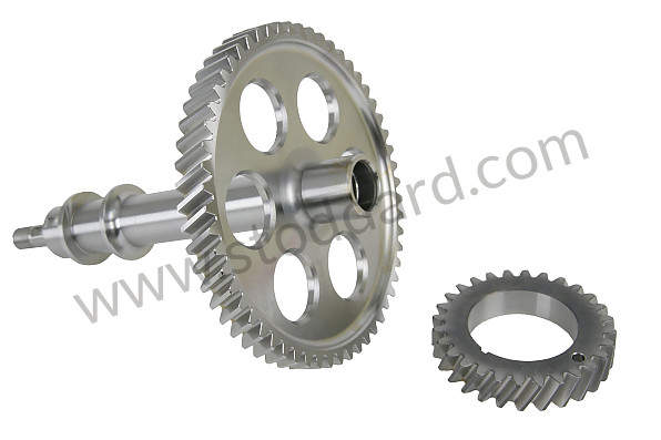 69210590100 - INTERMEDIATE SHAFT WITH TIMING GEAR for Porsche 356C &bull; 1964 &bull; 2000 Carrera Gs (587/1) &bull; Coupe C &bull; Manual Gearbox, 4 Speed