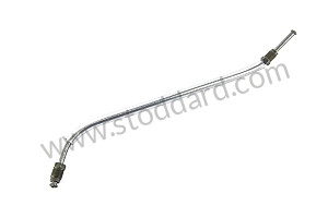 Front Brake Steel Hard Line, Left For 356C FRONT LEFT