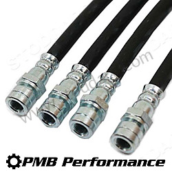Rubber Brake Hose Set For 356B 356C 1960-1965  (69535570000)