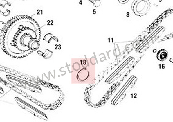 90004102501 - Circlip Lock Ring, 2 Req'd. 911 964 993 1965-1998, 914-6 for Porsche 