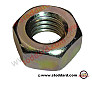 Hex Nut, 8mm M8 Yellow Zinc Finish.
