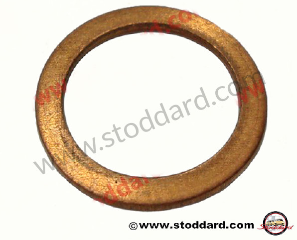 N0138062 - Seal Ring 10 X 14 X 1 Copper for Porsche 